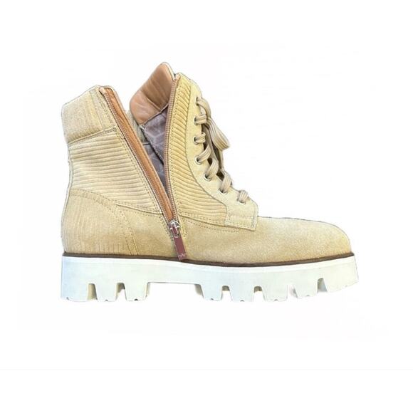 AQUATALIA Myla Corduroy Suede Ankle Boots Size 9 Original $525 Made In Italy - Picture 3 of 10